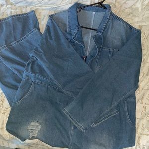 Denim jumpsuit